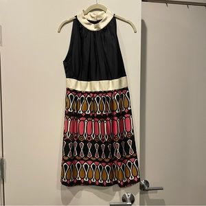 Vintage Retro Milly Sleeveless Silk Cocktail Dress Size 6